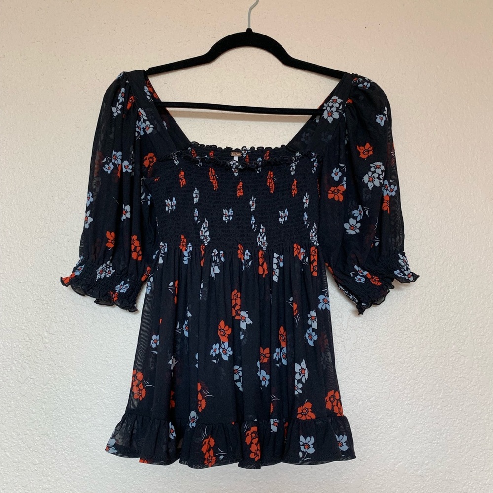 Freepeople floral blouse